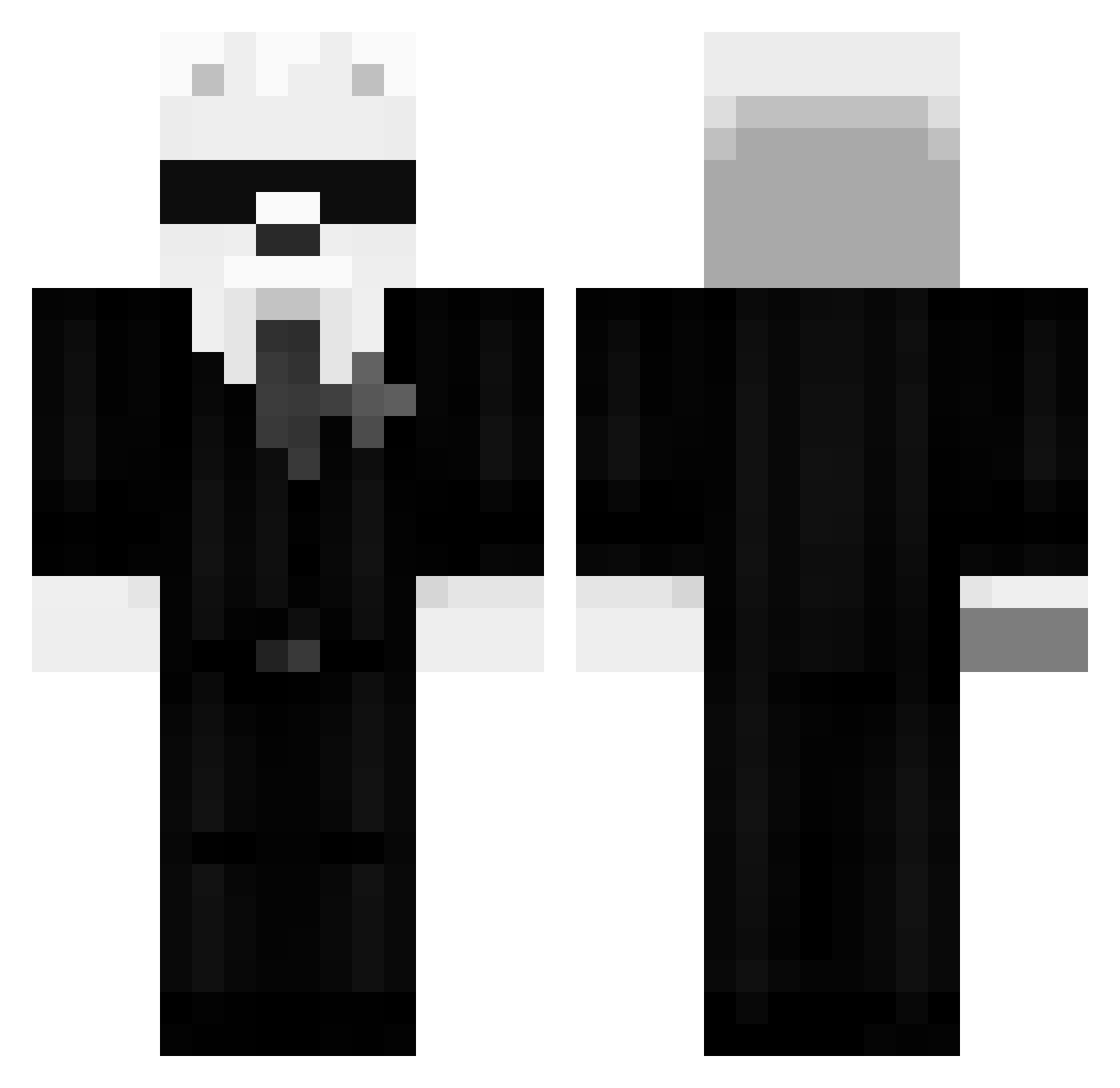 SINOMMINA0911 Minecraft skin, front and back view
