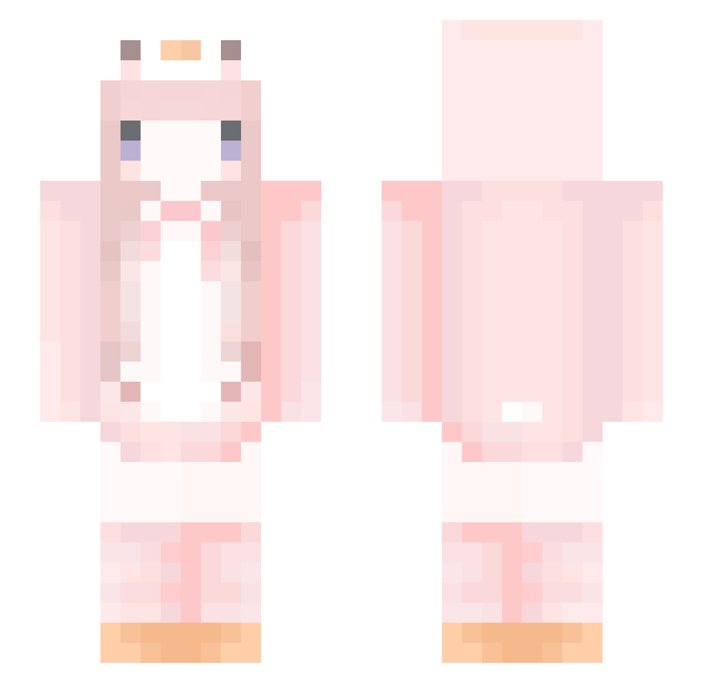 kurumoco_n Minecraft skin, front and back view