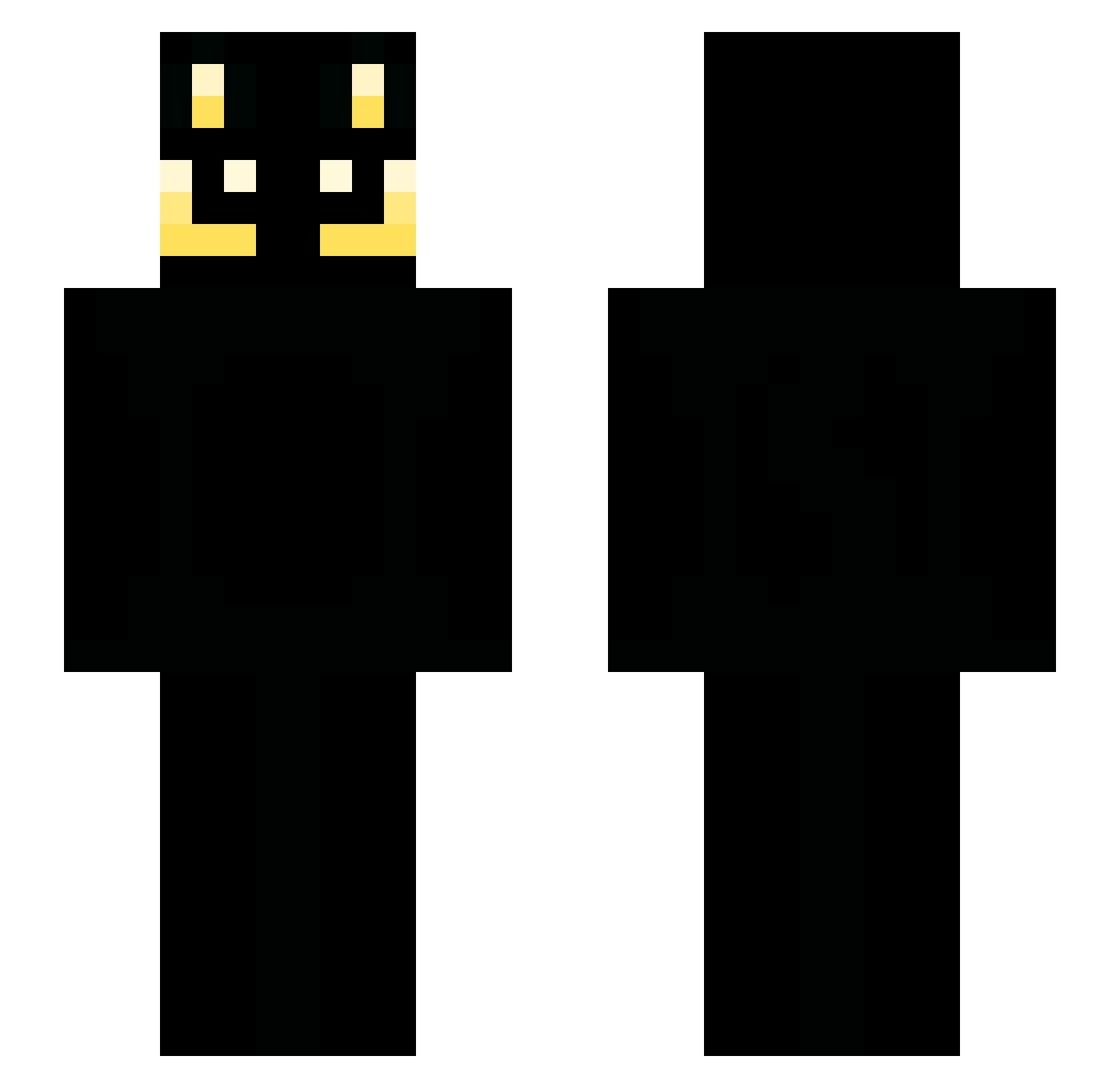 gamum23 Minecraft skin, front and back view