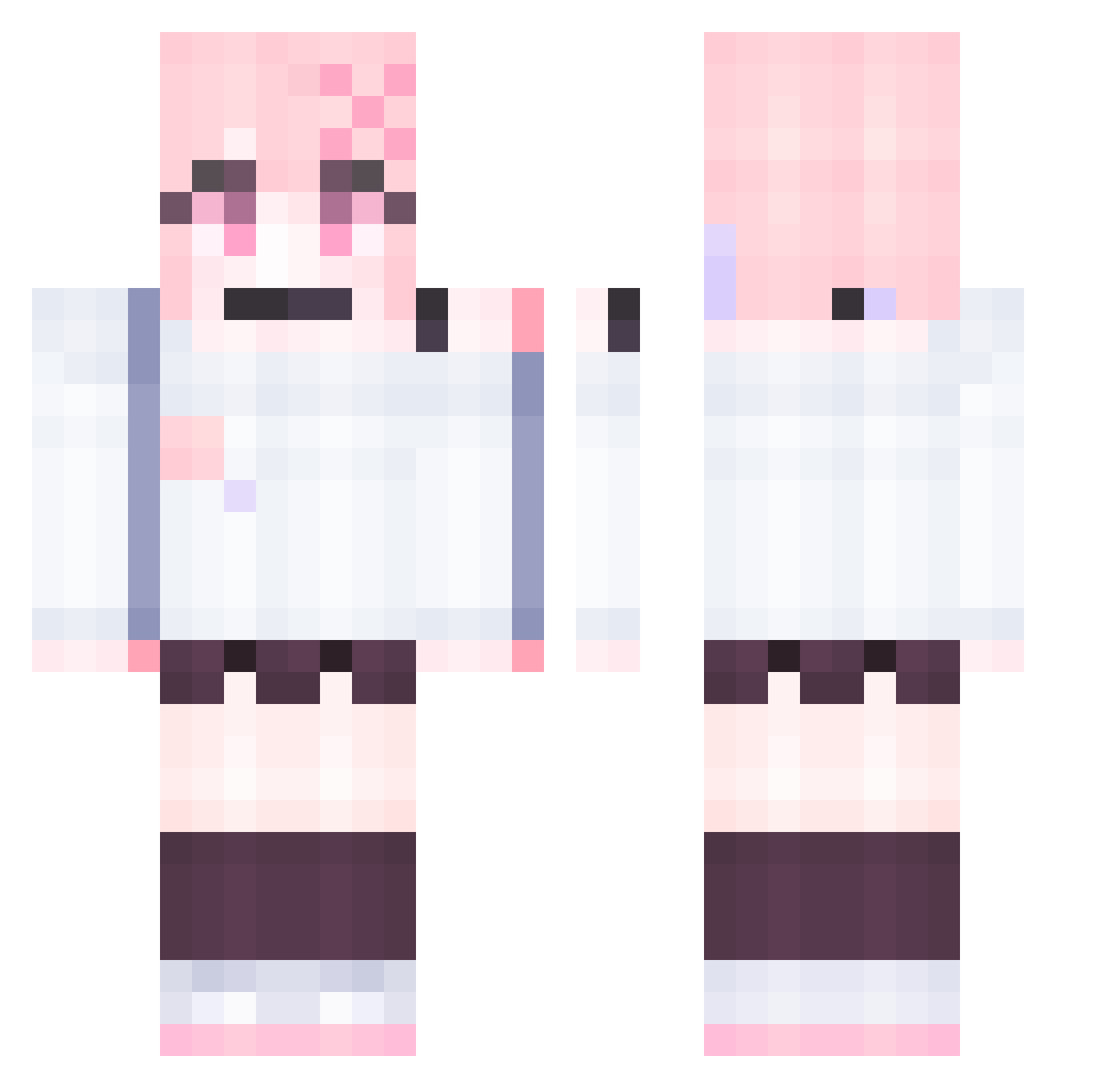 rjsdm1004 Minecraft skin, front and back view