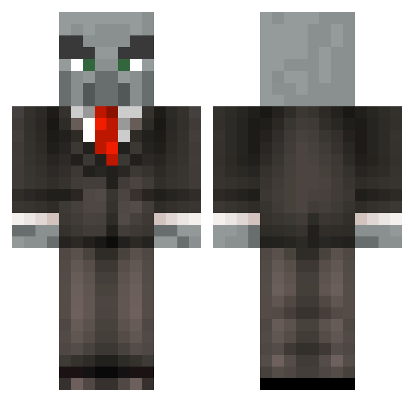 Doktor_Geruch Minecraft skin, front and back view