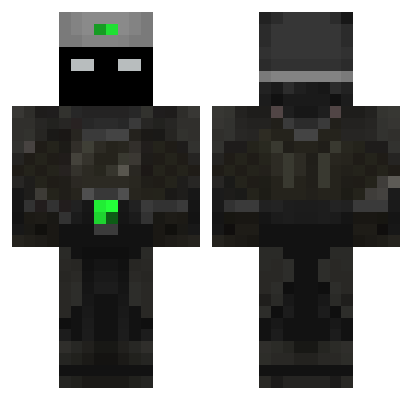 bctomas Minecraft skin, front and back view