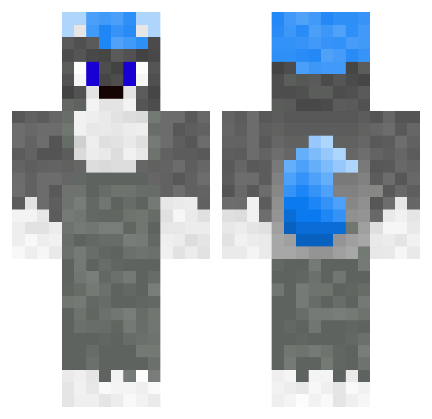 lil_ekka Minecraft skin, front and back view