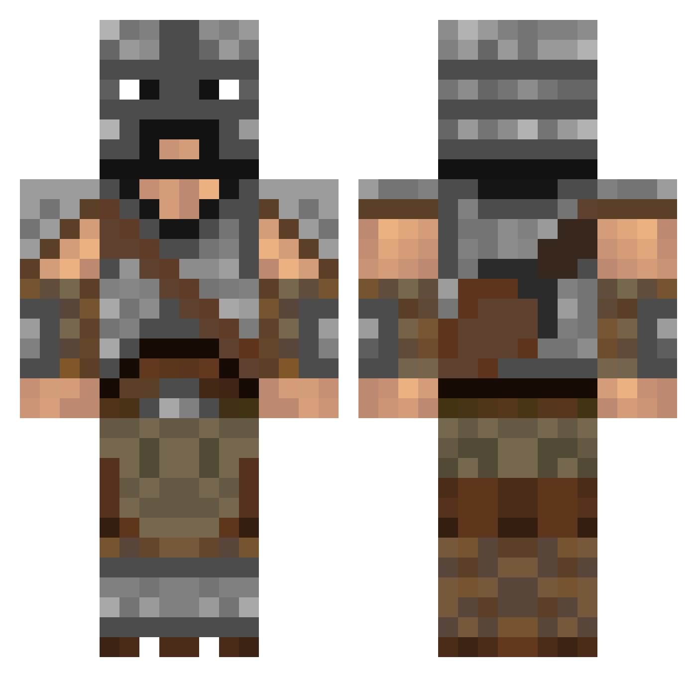 eltomi_2 Minecraft skin, front and back view