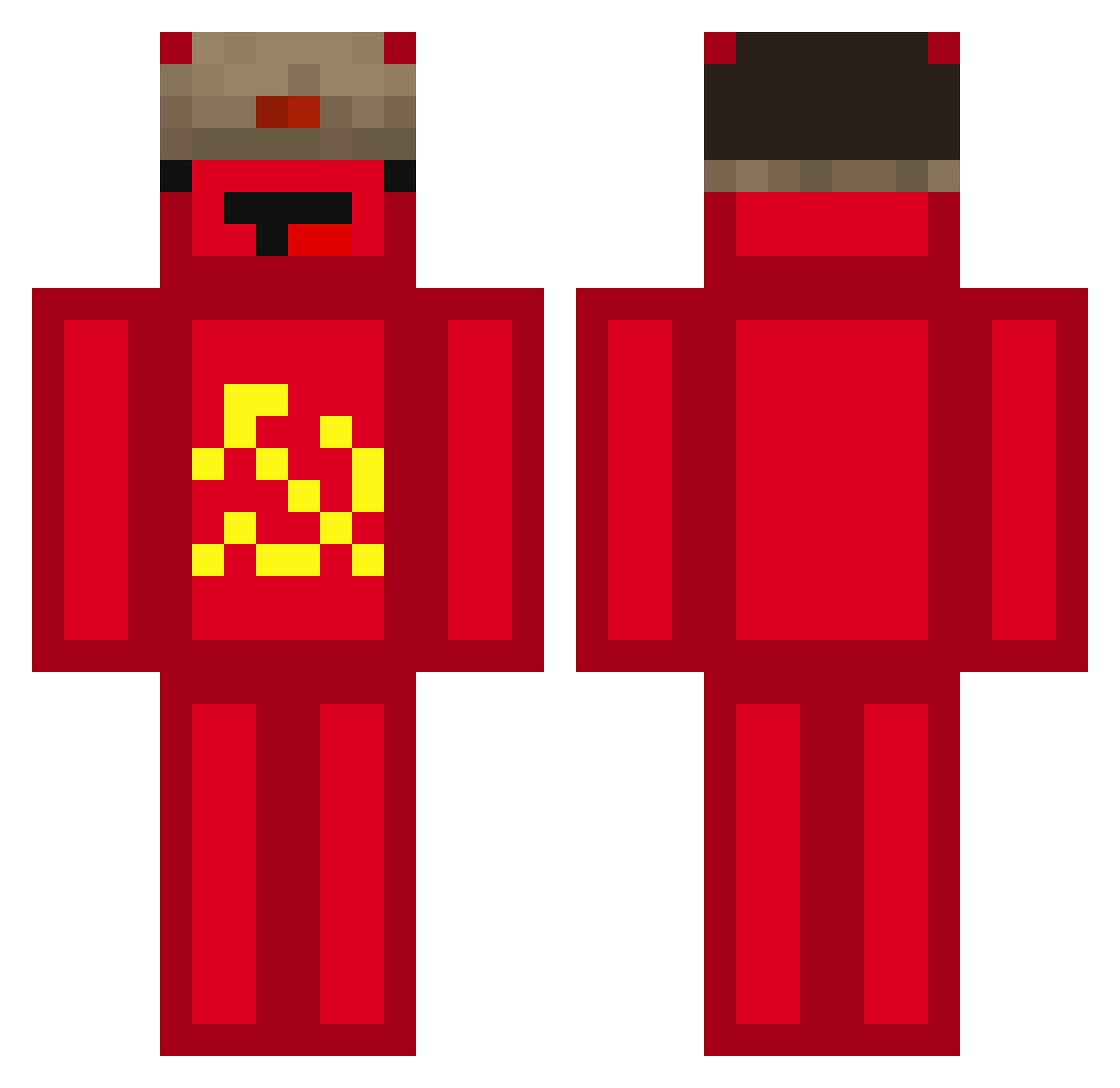 _Ren_aissance Minecraft skin, front and back view