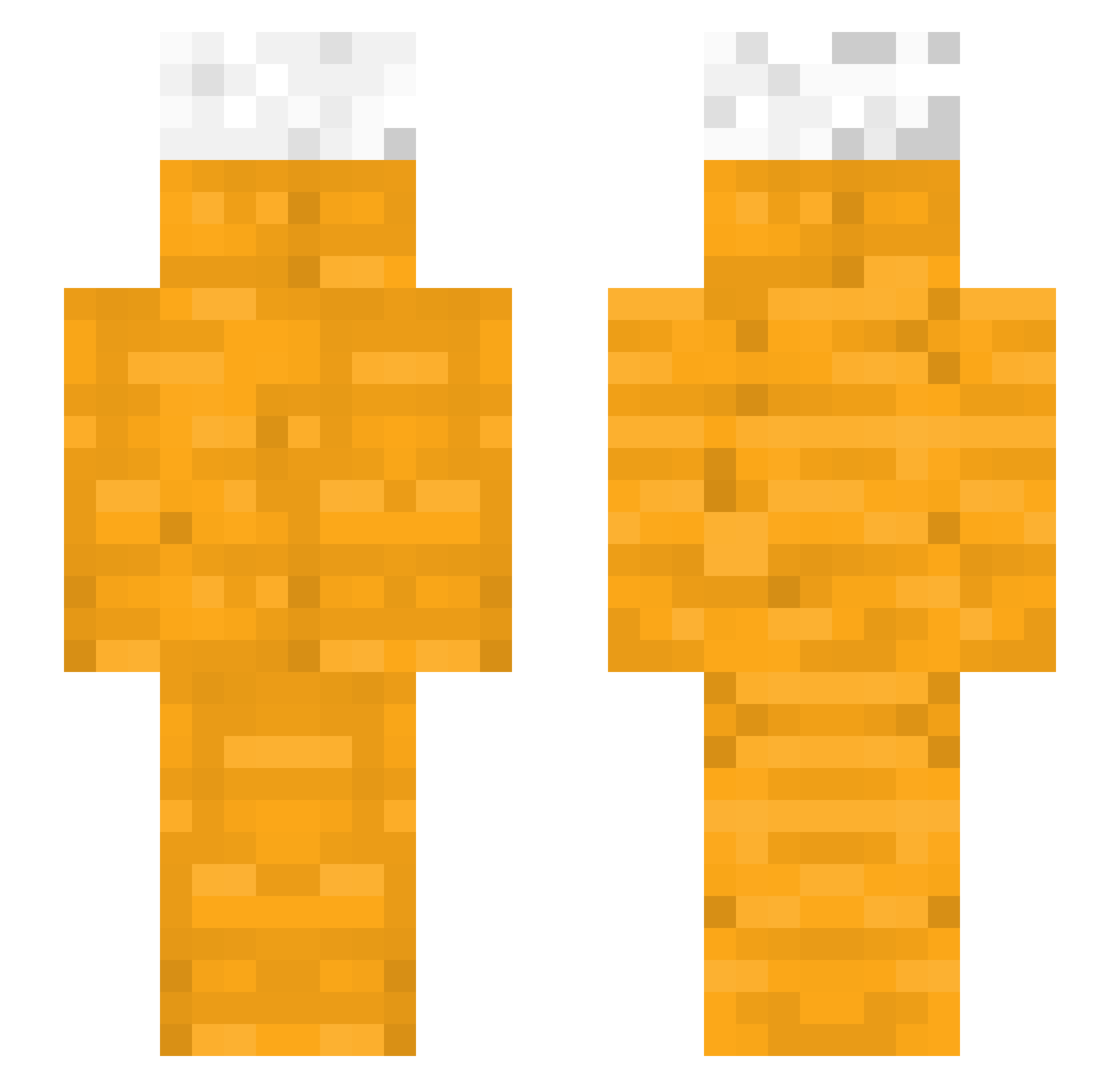 majicdoughhat Minecraft skin, front and back view