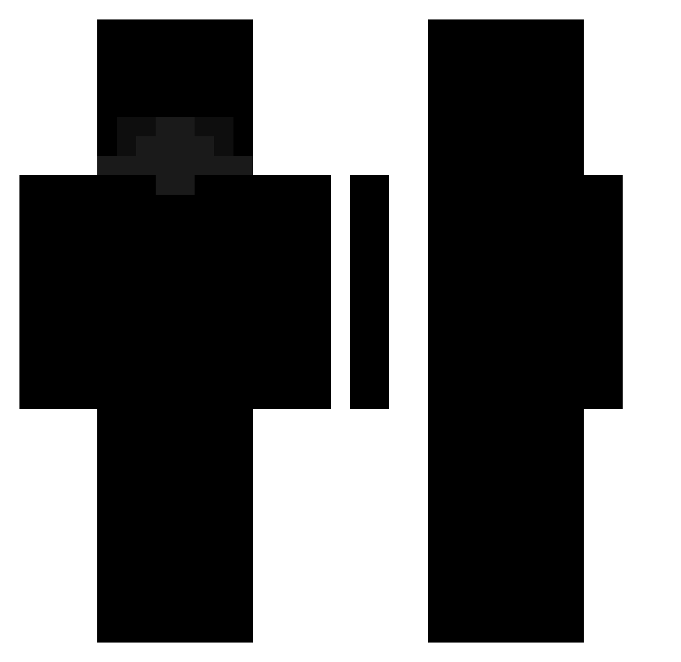 Shunojappare Minecraft skin, front and back view