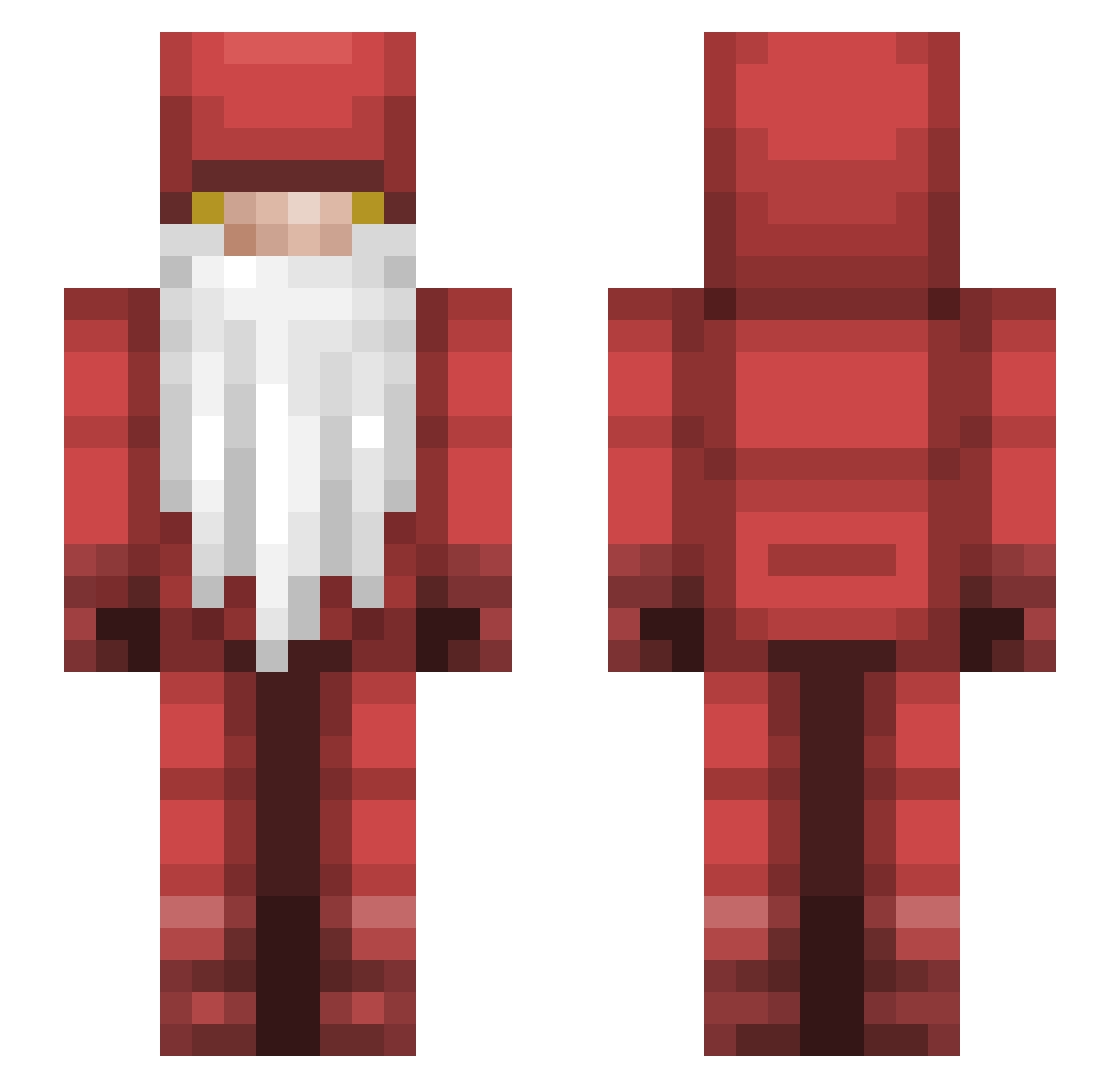 V0dniStavitel Minecraft skin, front and back view