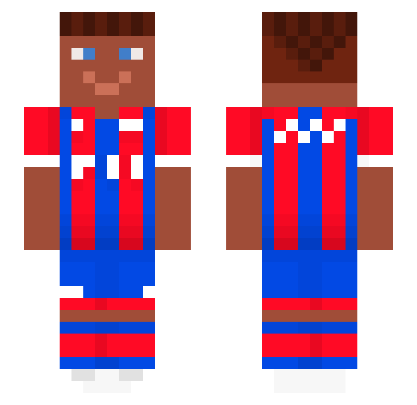 rowantb Minecraft skin, front and back view