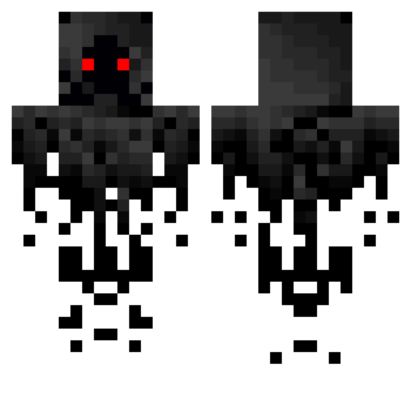 HASSAN1231 Minecraft skin, front and back view