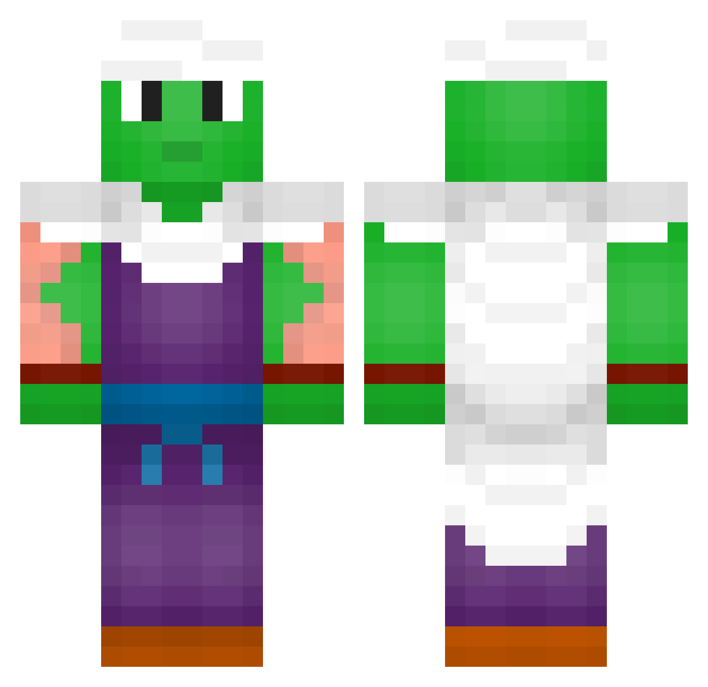 ElCombo_ Minecraft skin, front and back view