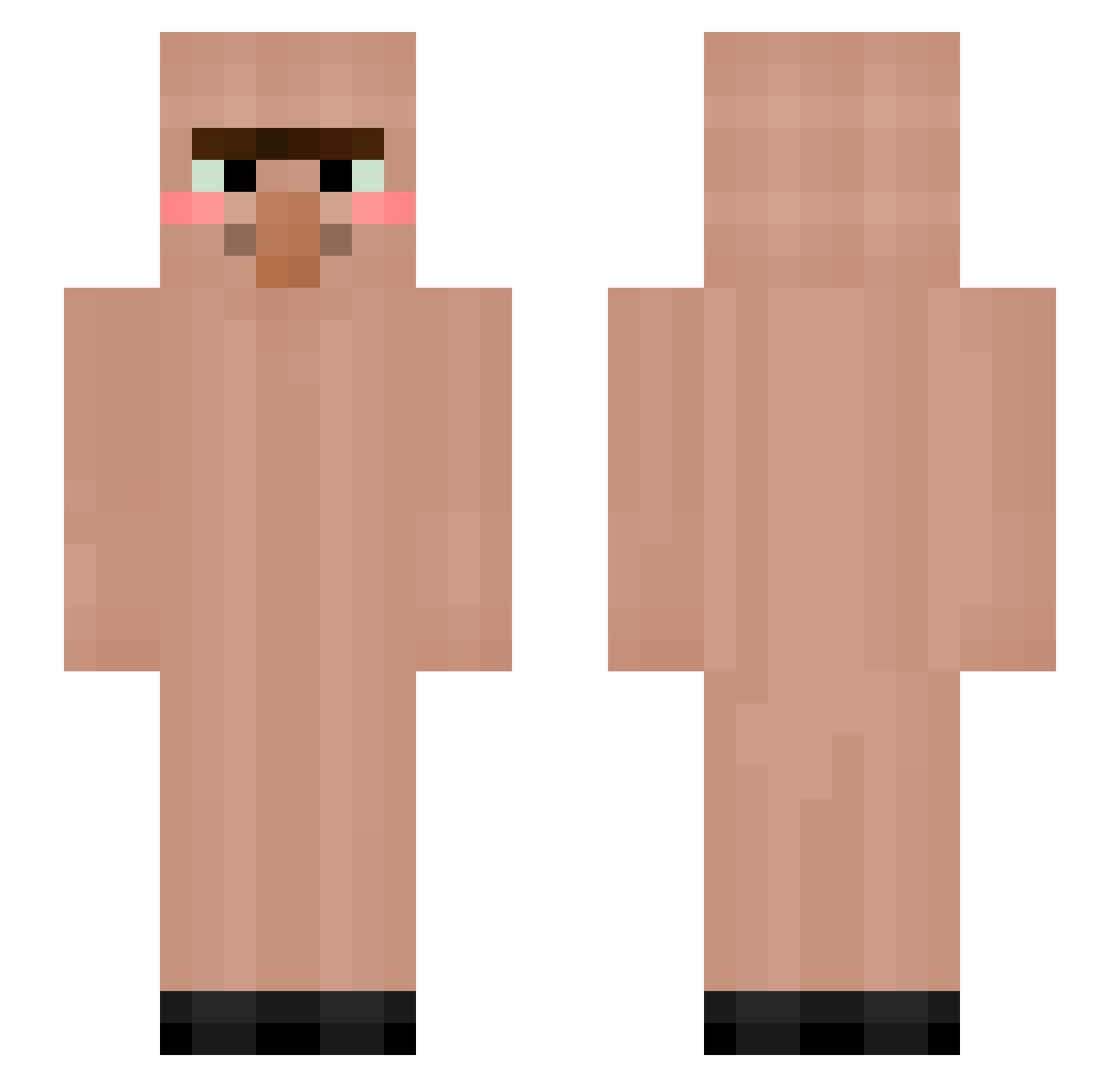 childrenslayer1 Minecraft skin, front and back view