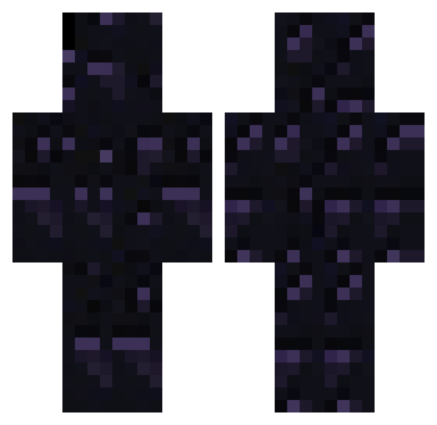 LeoTW Minecraft skin, front and back view
