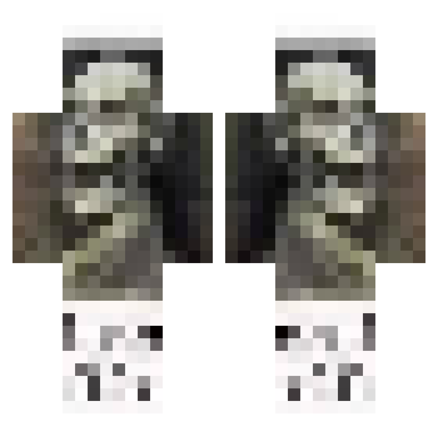 vanillacandle5 Minecraft skin, front and back view