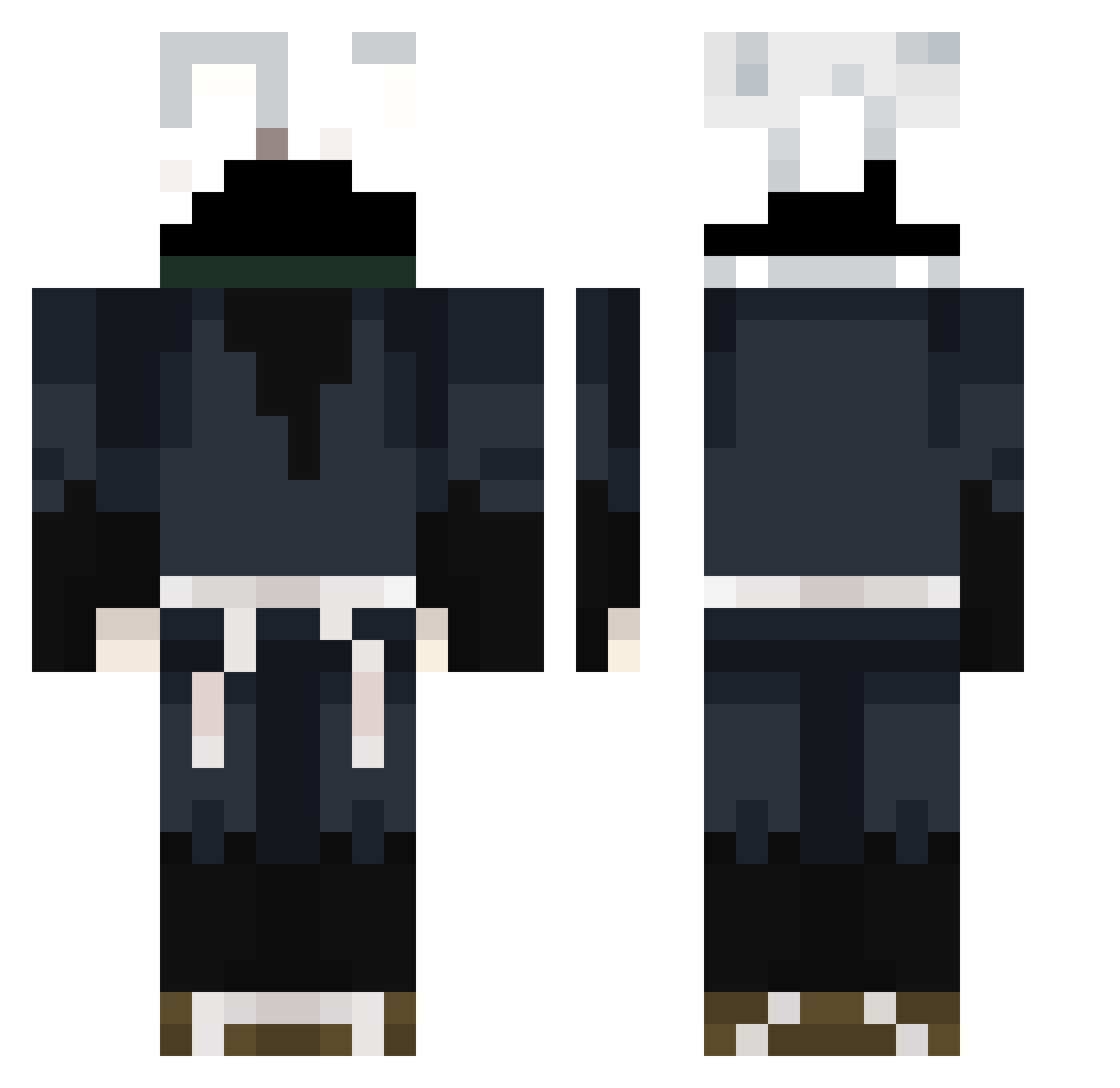 Murdockxx3200 Minecraft skin, front and back view