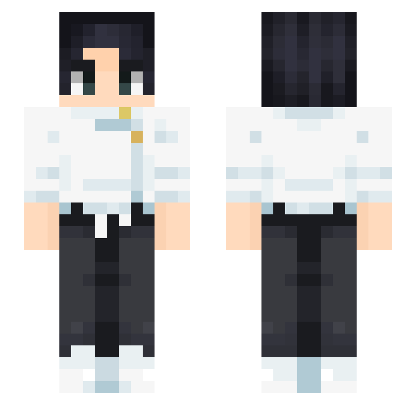 Kiriyama__ Minecraft skin, front and back view
