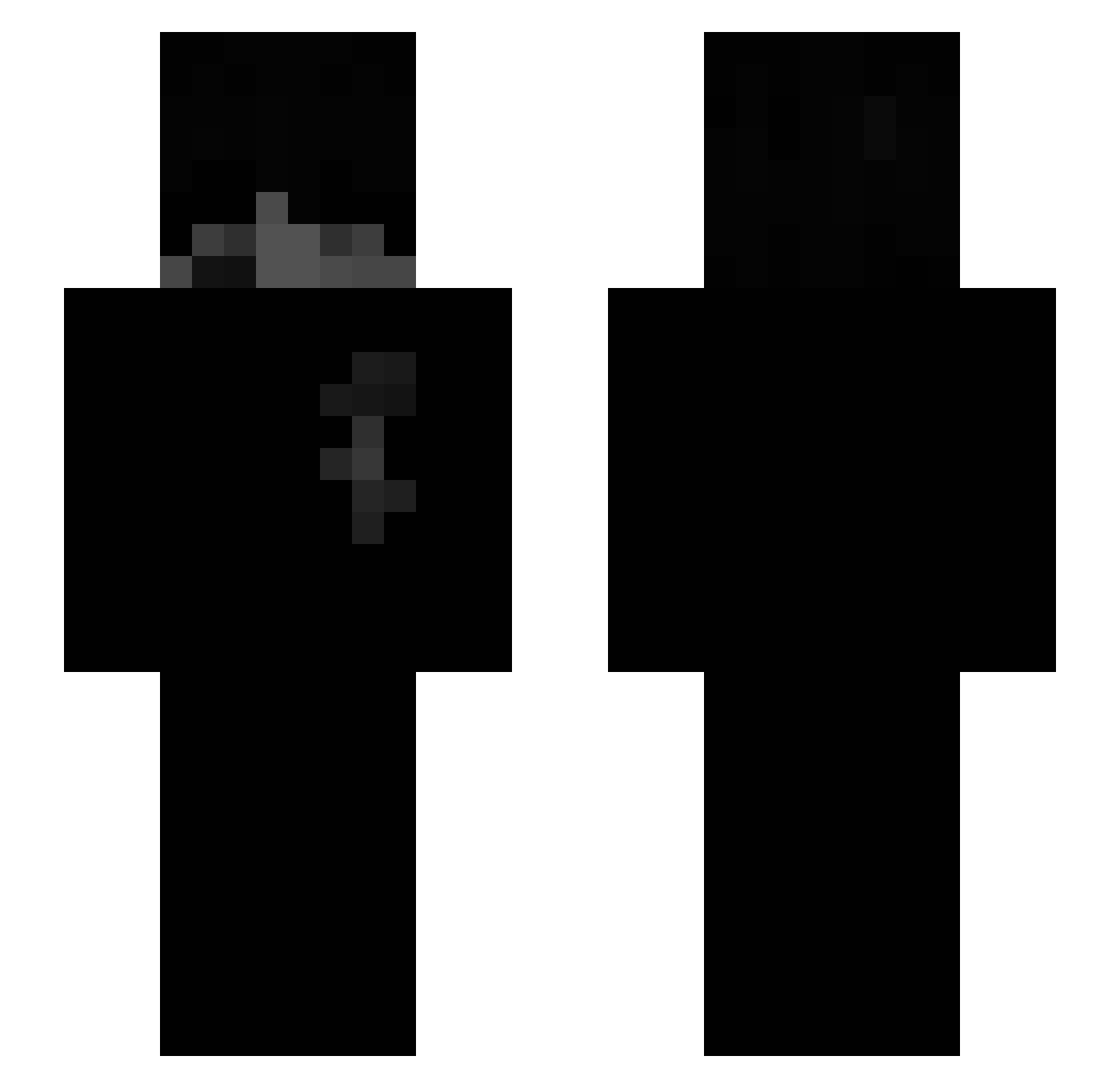 Abysssal_ Minecraft skin, front and back view