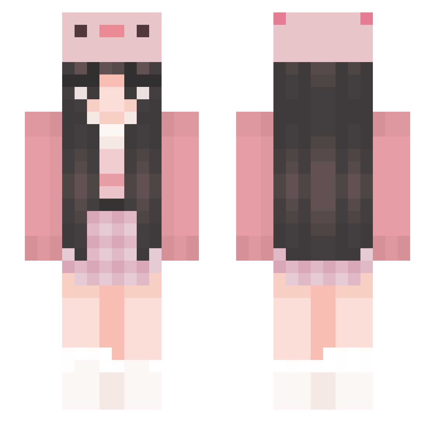 Dogan44 Minecraft skin, front and back view