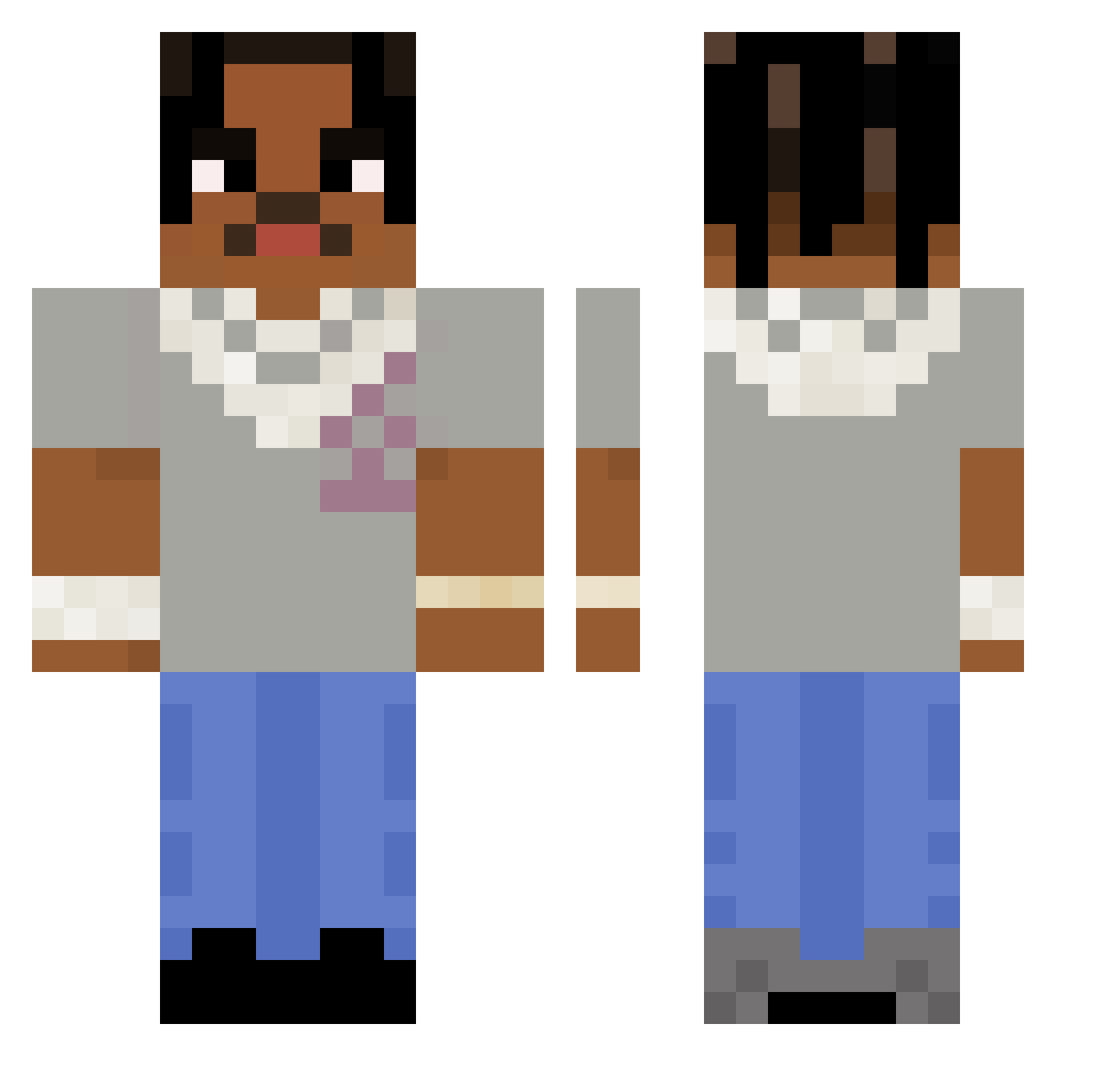 jovcoo_gb Minecraft skin, front and back view
