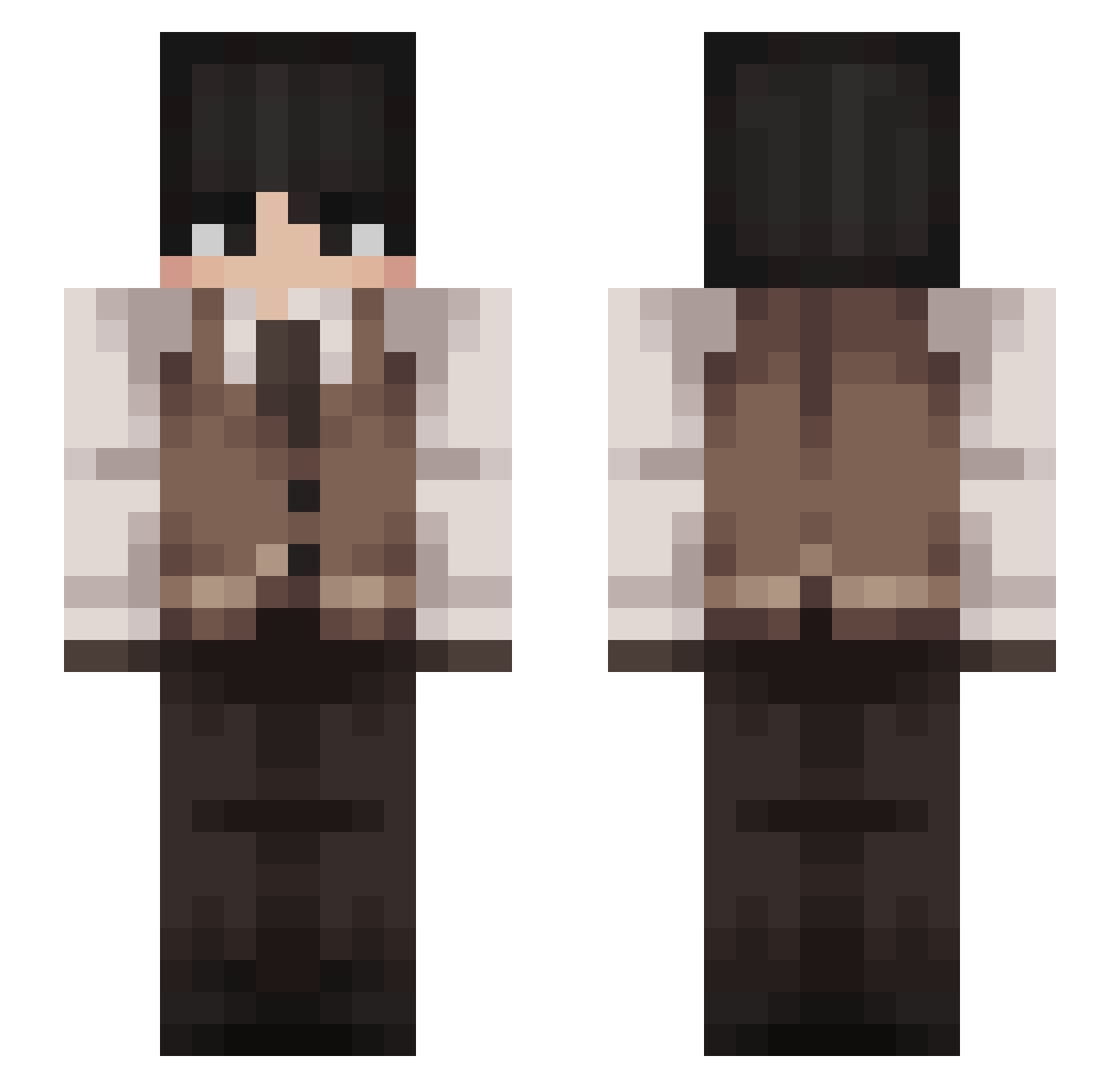 hi_im_mex Minecraft skin, front and back view