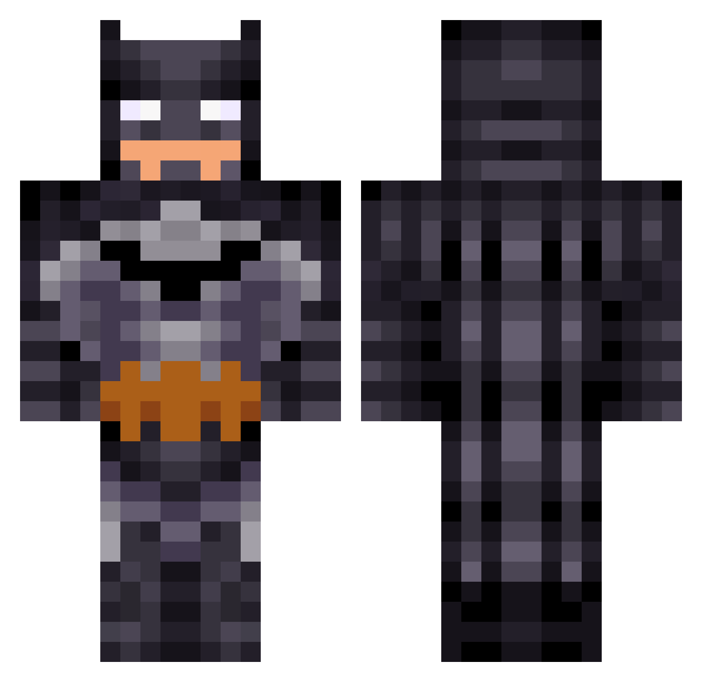 B_R_I_C_K9 Minecraft skin, front and back view