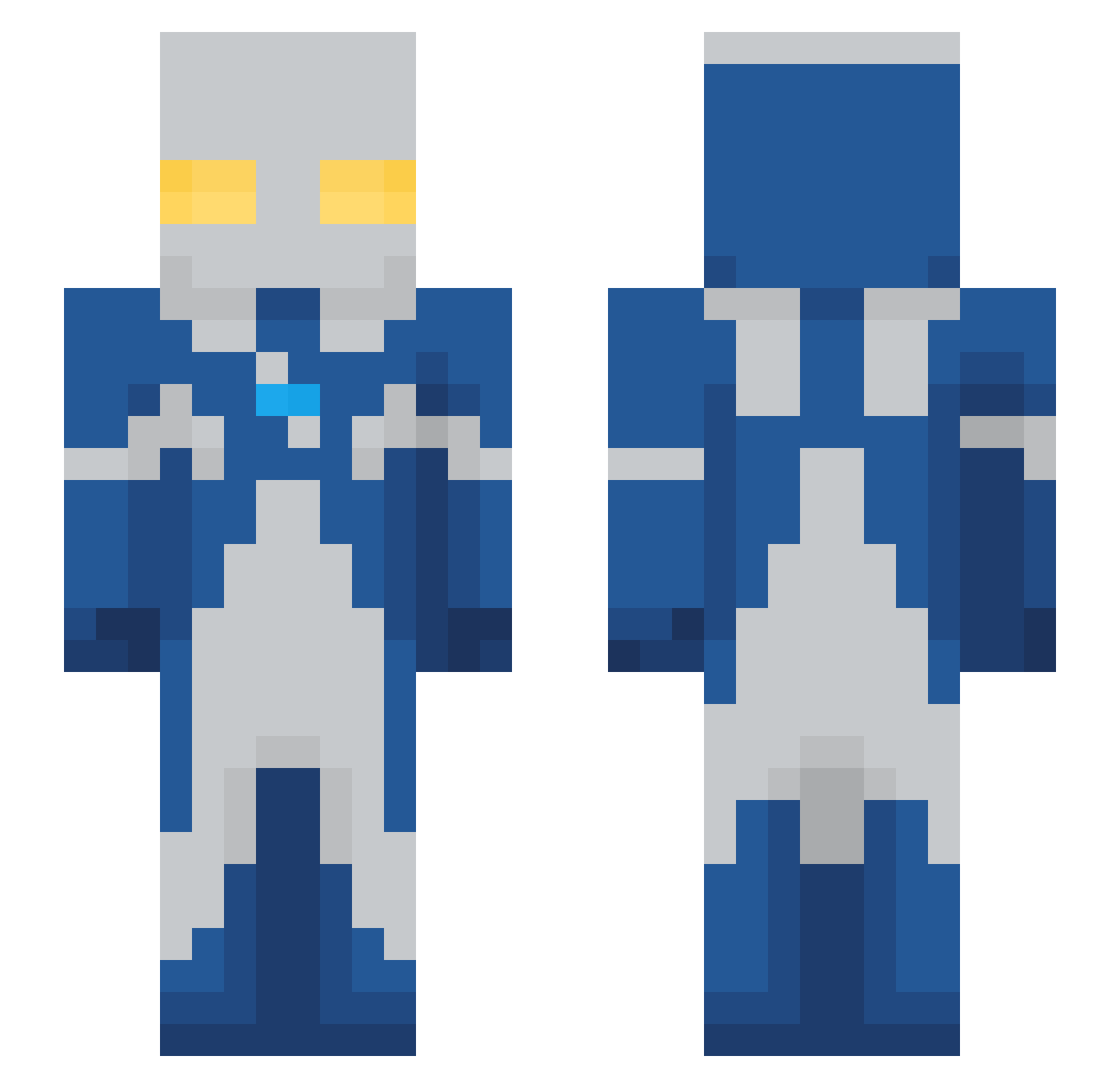 _Zai_Zai_ Minecraft skin, front and back view
