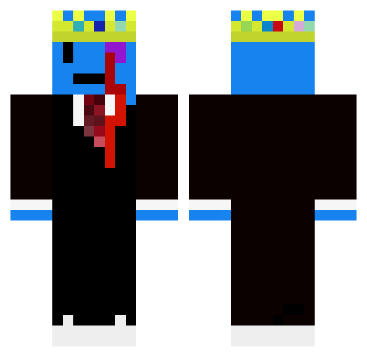 TayTayy_ Minecraft skin, front and back view