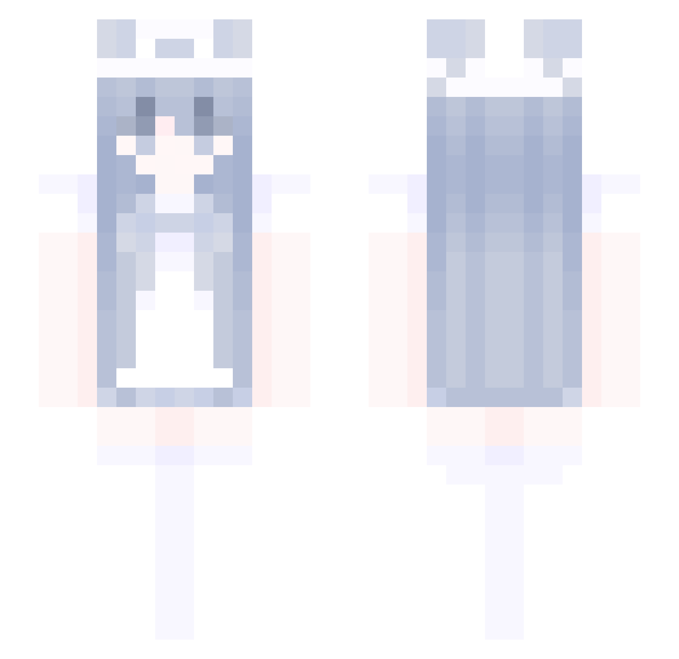 funionss Minecraft skin, front and back view