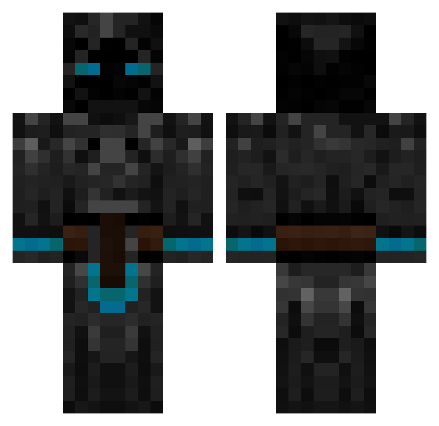 Me_Awesome_Sauce Minecraft skin, front and back view