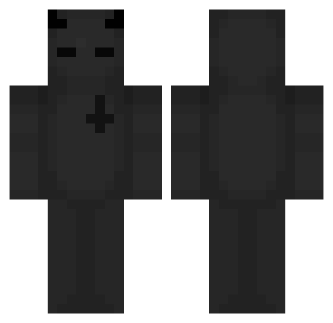 1xXStorMXx1 Minecraft skin, front and back view