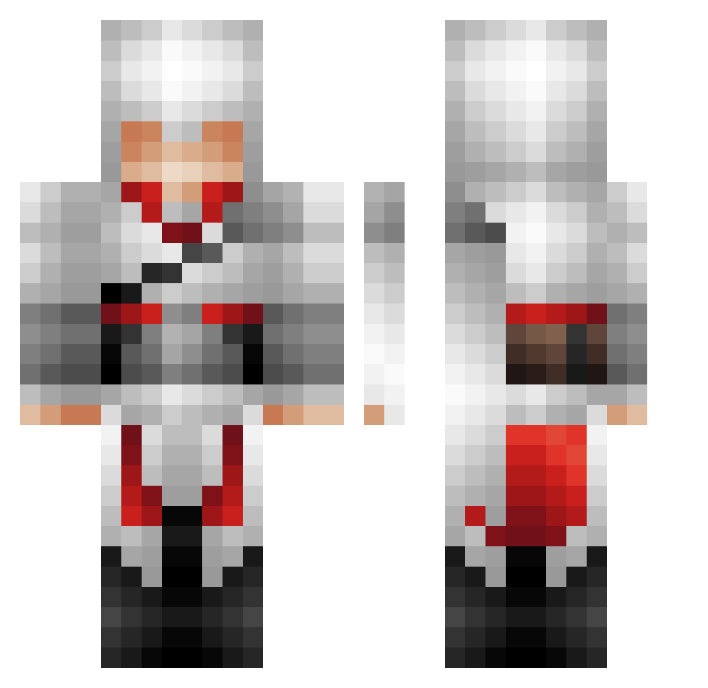 Pro_mcplayer1 Minecraft skin, front and back view