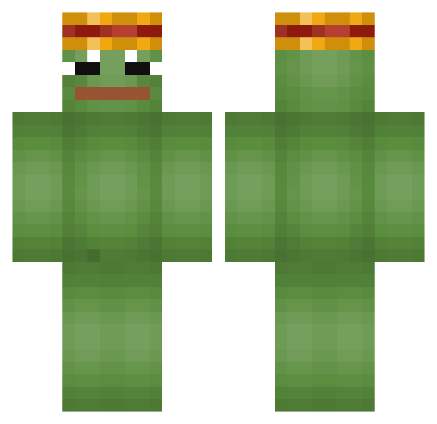reapy911 Minecraft skin, front and back view