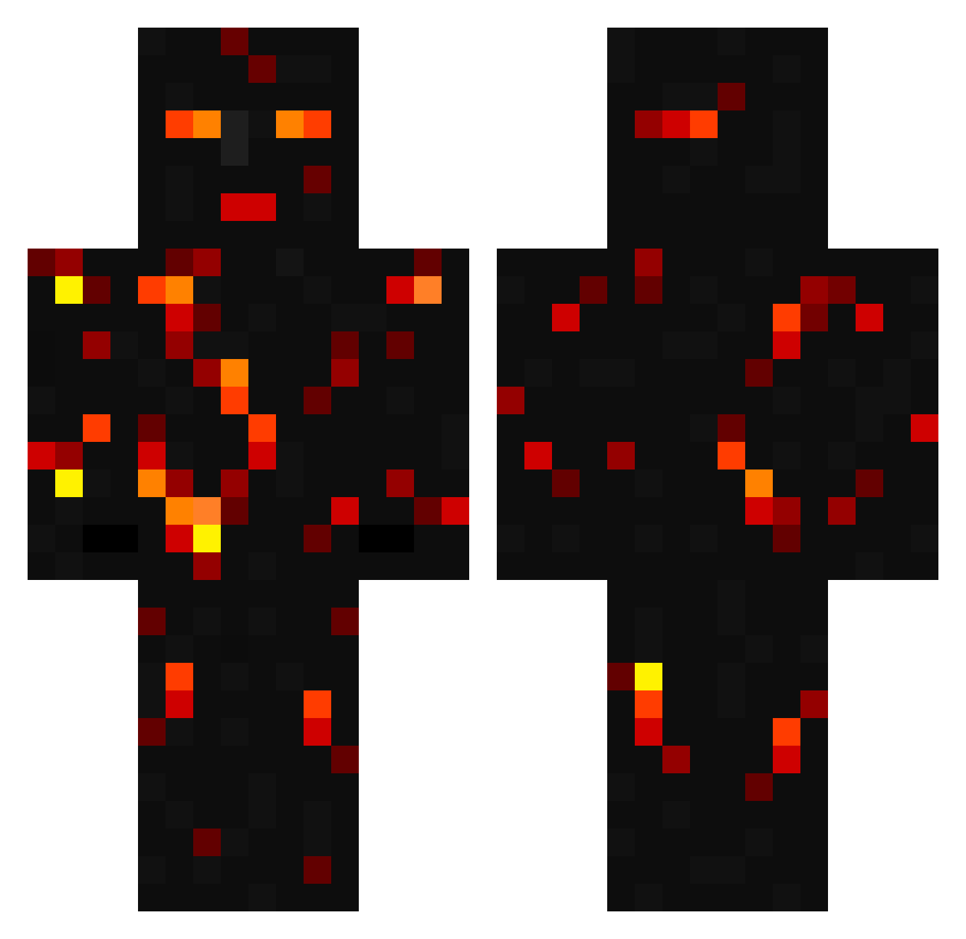 Xxkevindu42130xX Minecraft skin, front and back view