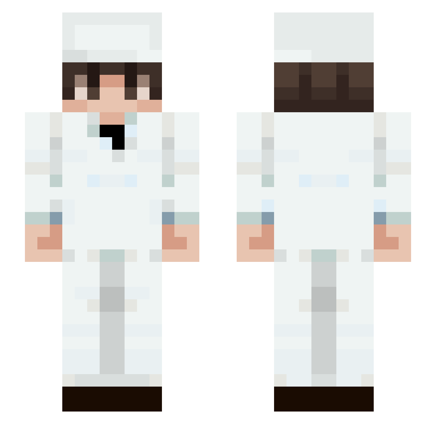 Liam3063 Minecraft skin, front and back view