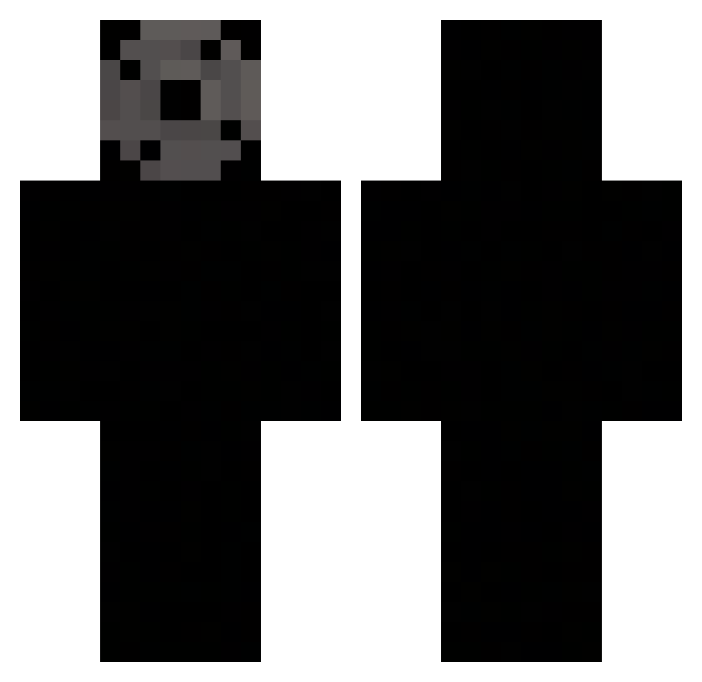 industrialists Minecraft skin, front and back view