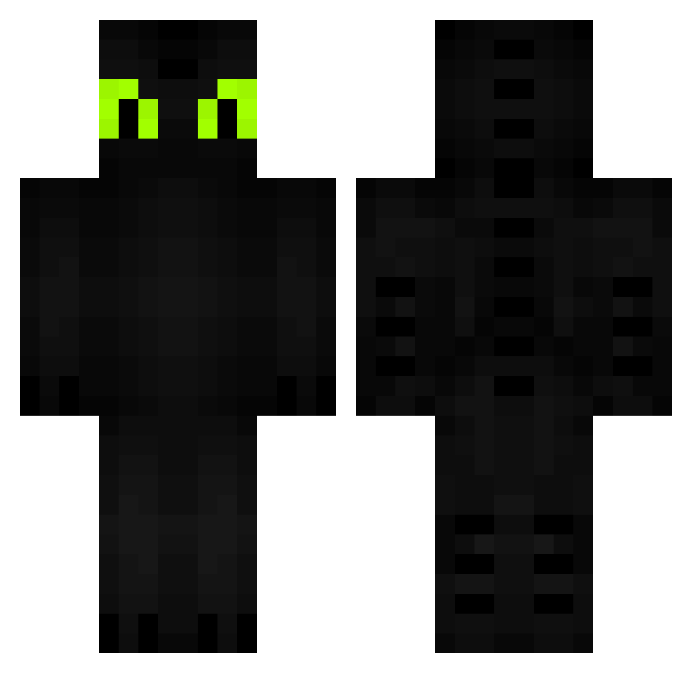 sebita2000 Minecraft skin, front and back view