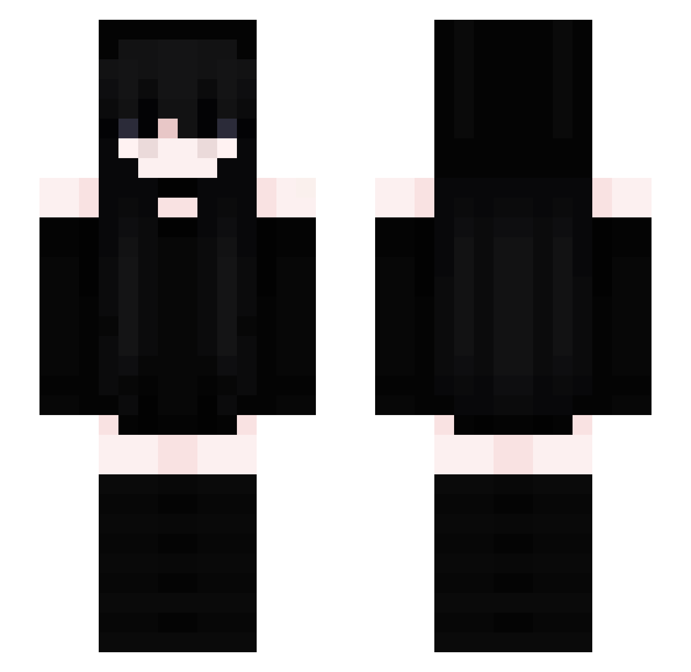 meowxvanilla Minecraft skin, front and back view
