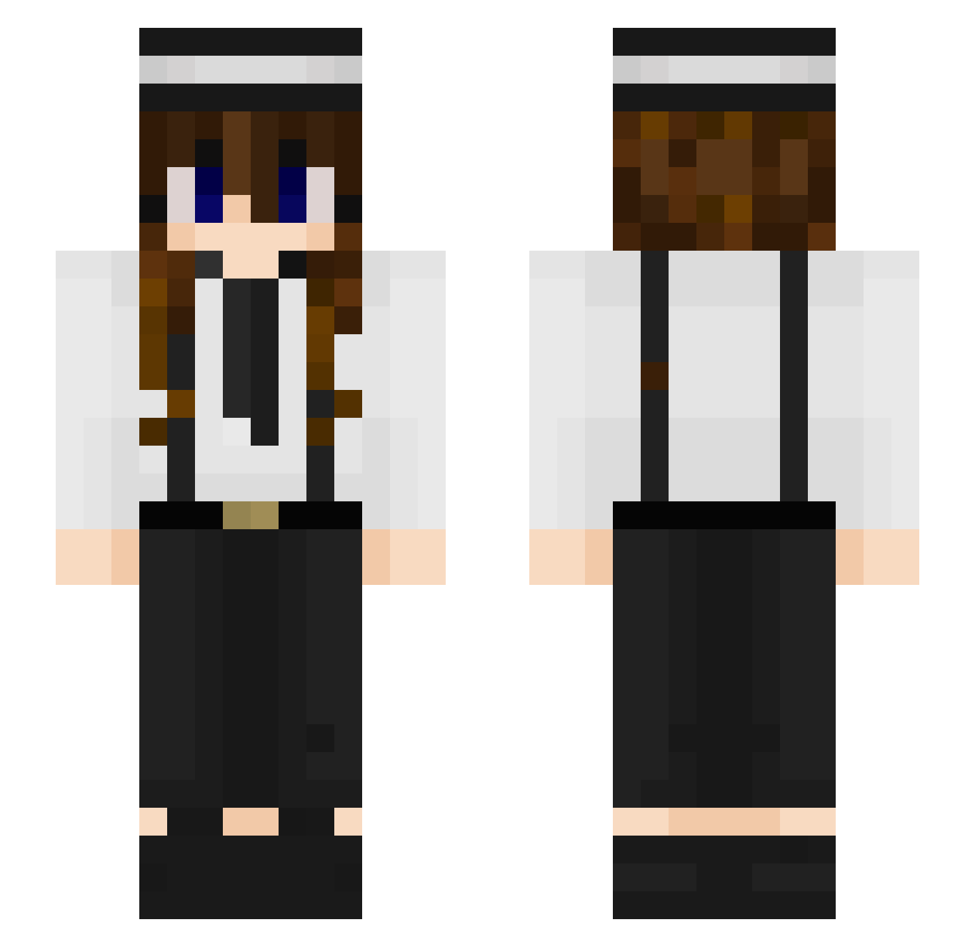 _Zafk1el_ Minecraft skin, front and back view