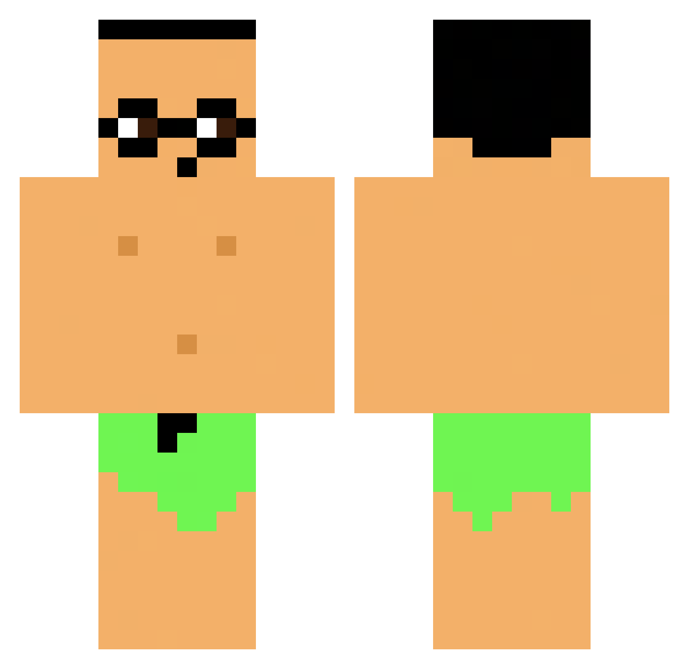 Tim_smxx Minecraft skin, front and back view