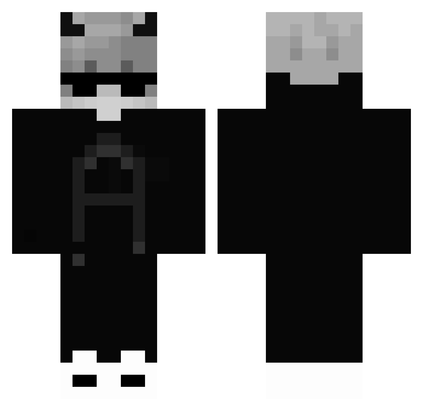 HongweiJiang Minecraft skin, front and back view