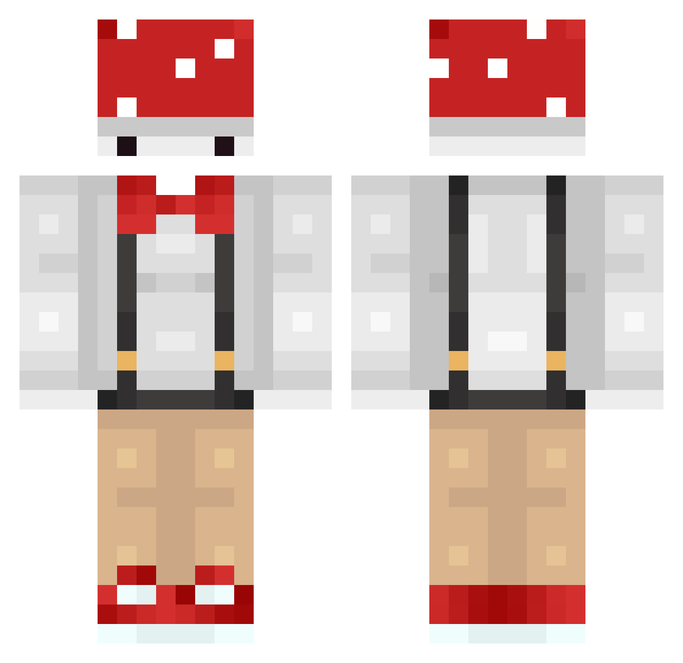 krzychu_4 Minecraft skin, front and back view