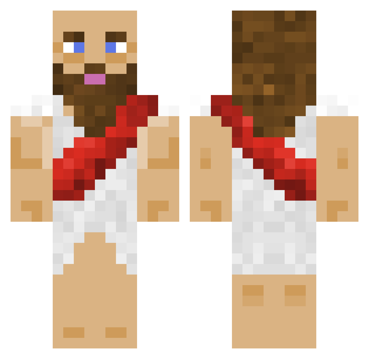 ImAvETerEan Minecraft skin, front and back view