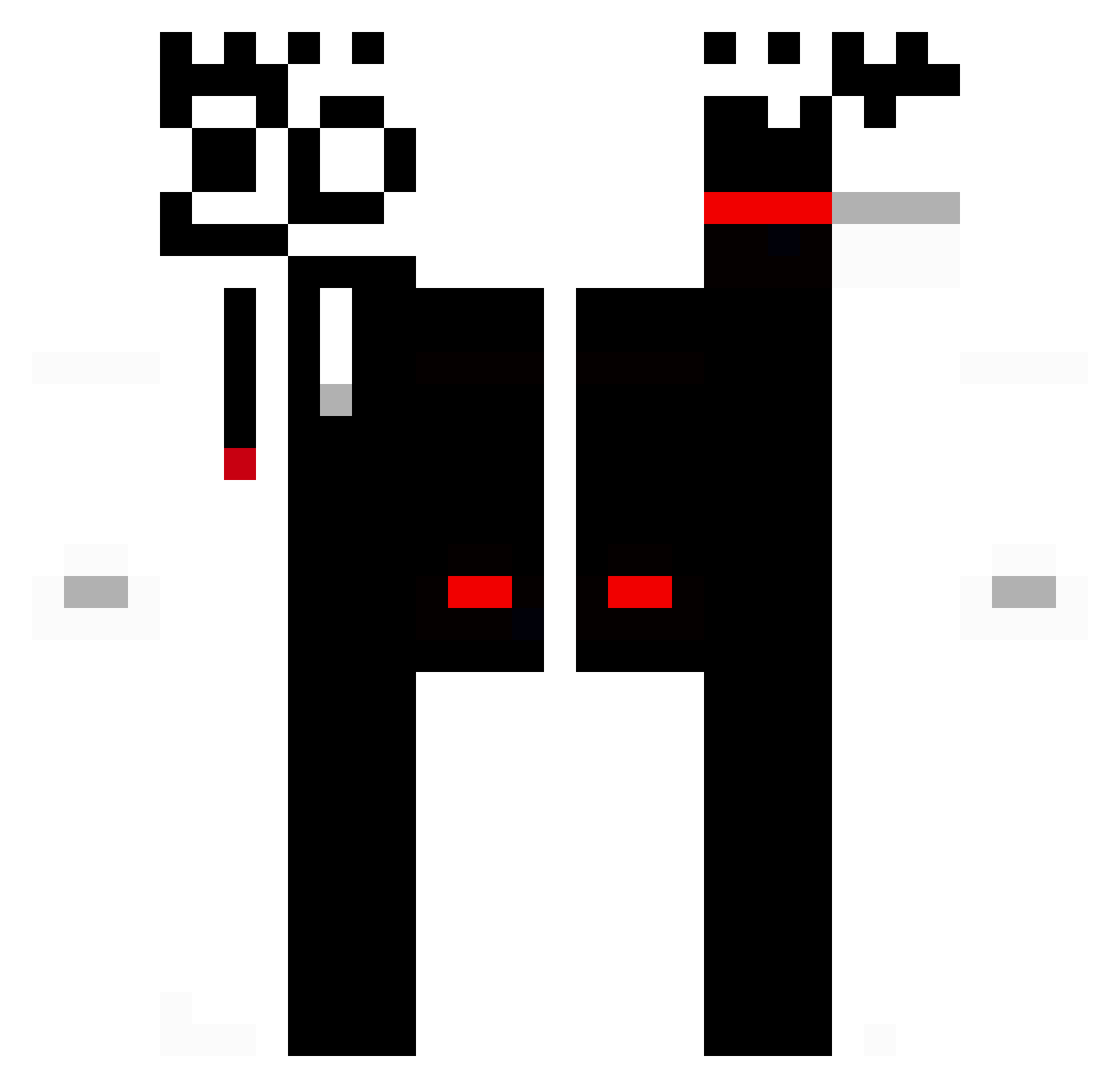 ProbsCosmic Minecraft skin, front and back view