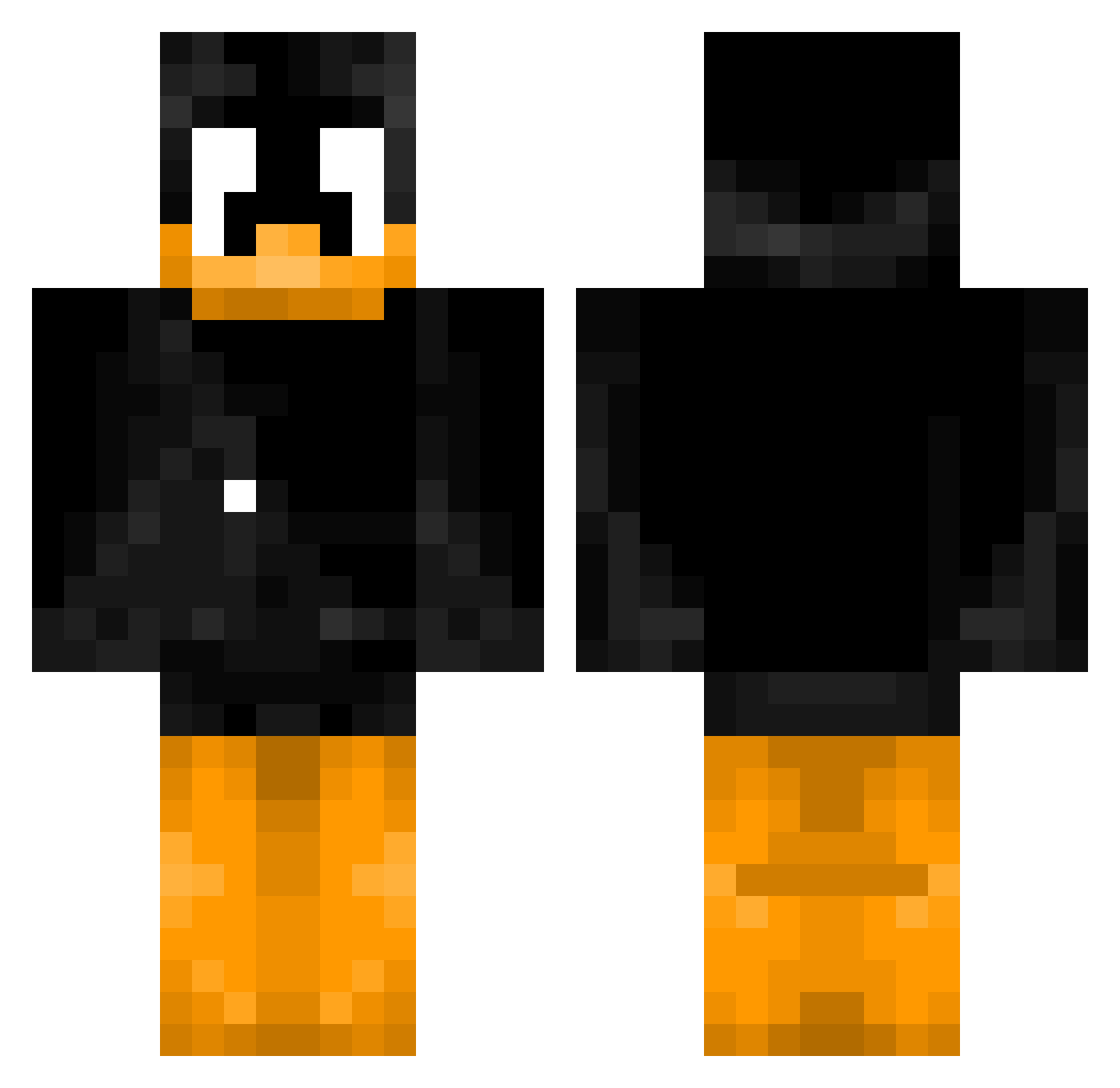 Ardaman2012 Minecraft skin, front and back view