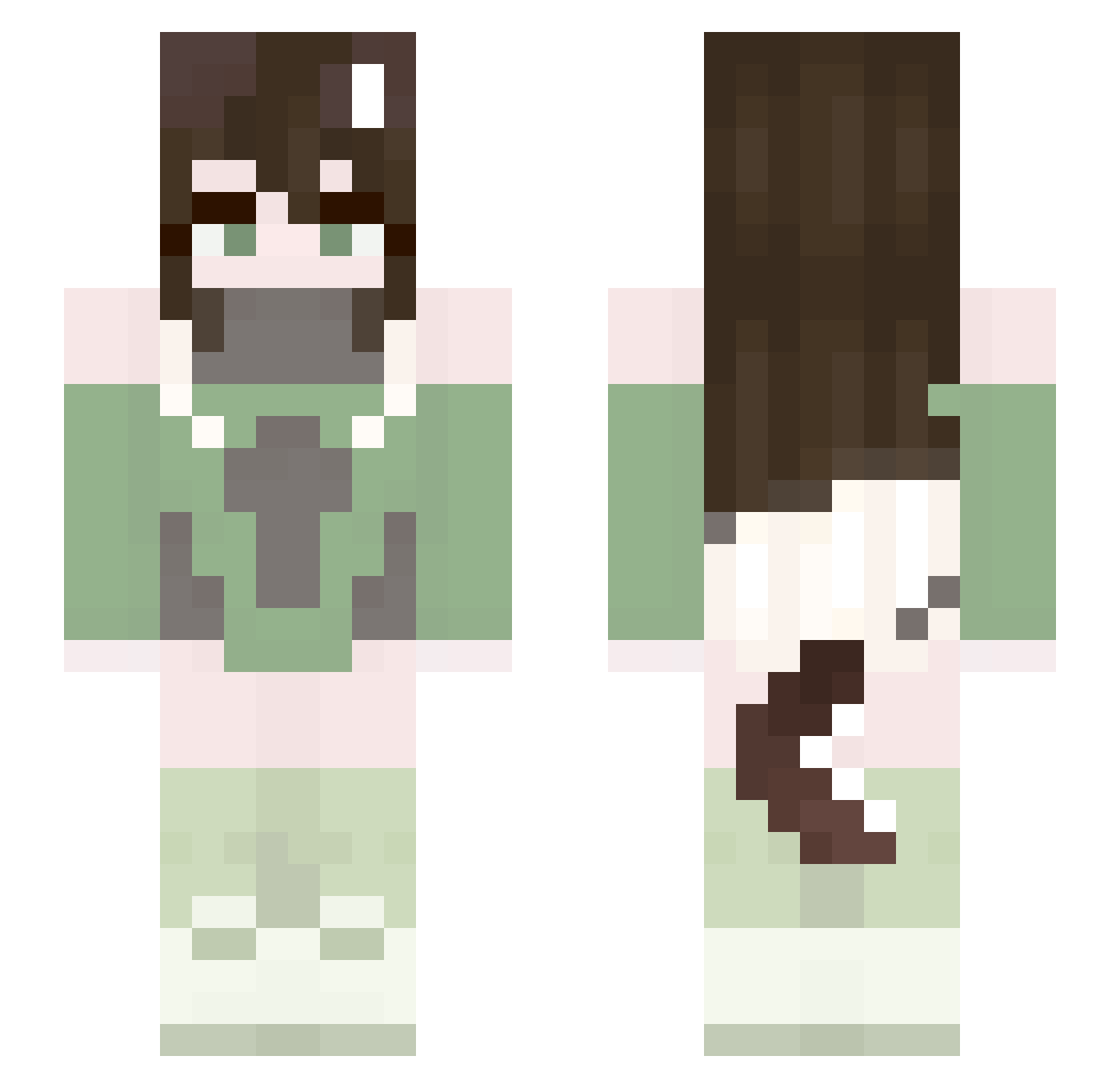miyoribtw Minecraft skin, front and back view