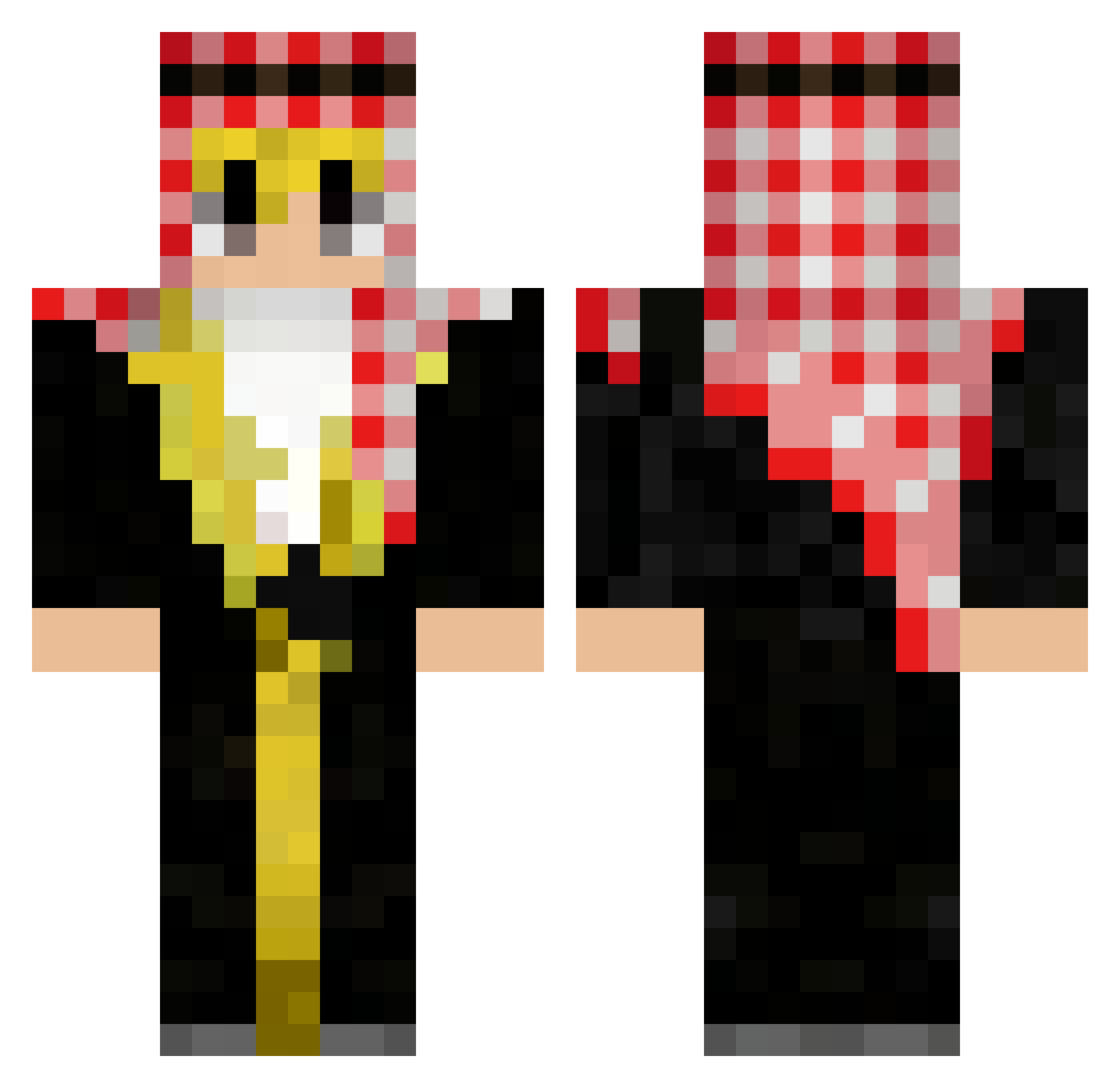 jakmarc_ Minecraft skin, front and back view