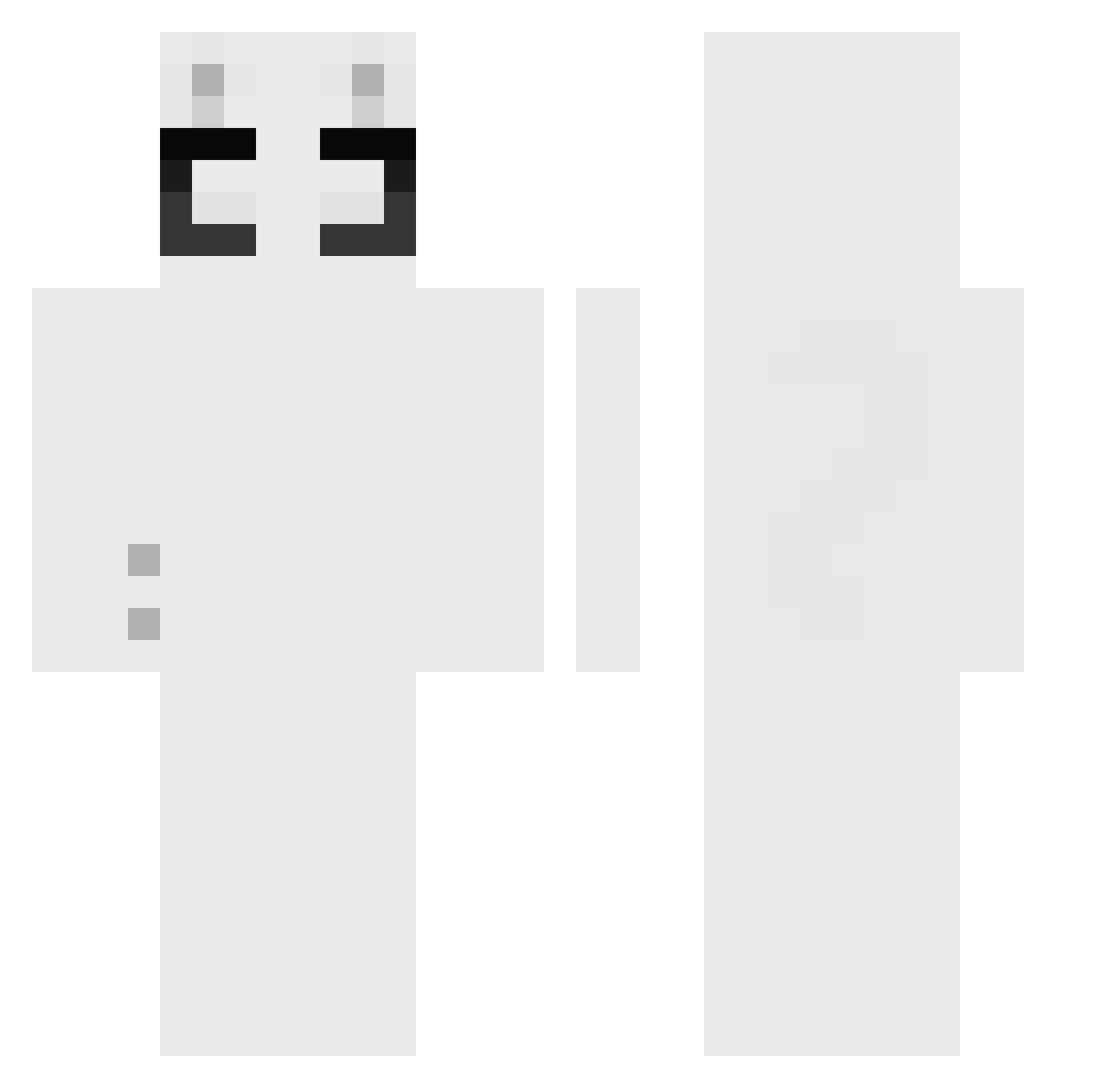 spidi393 Minecraft skin, front and back view