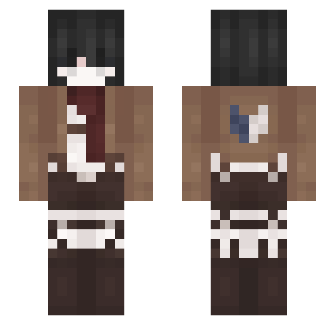 _BatatinhaFrita_ Minecraft skin, front and back view