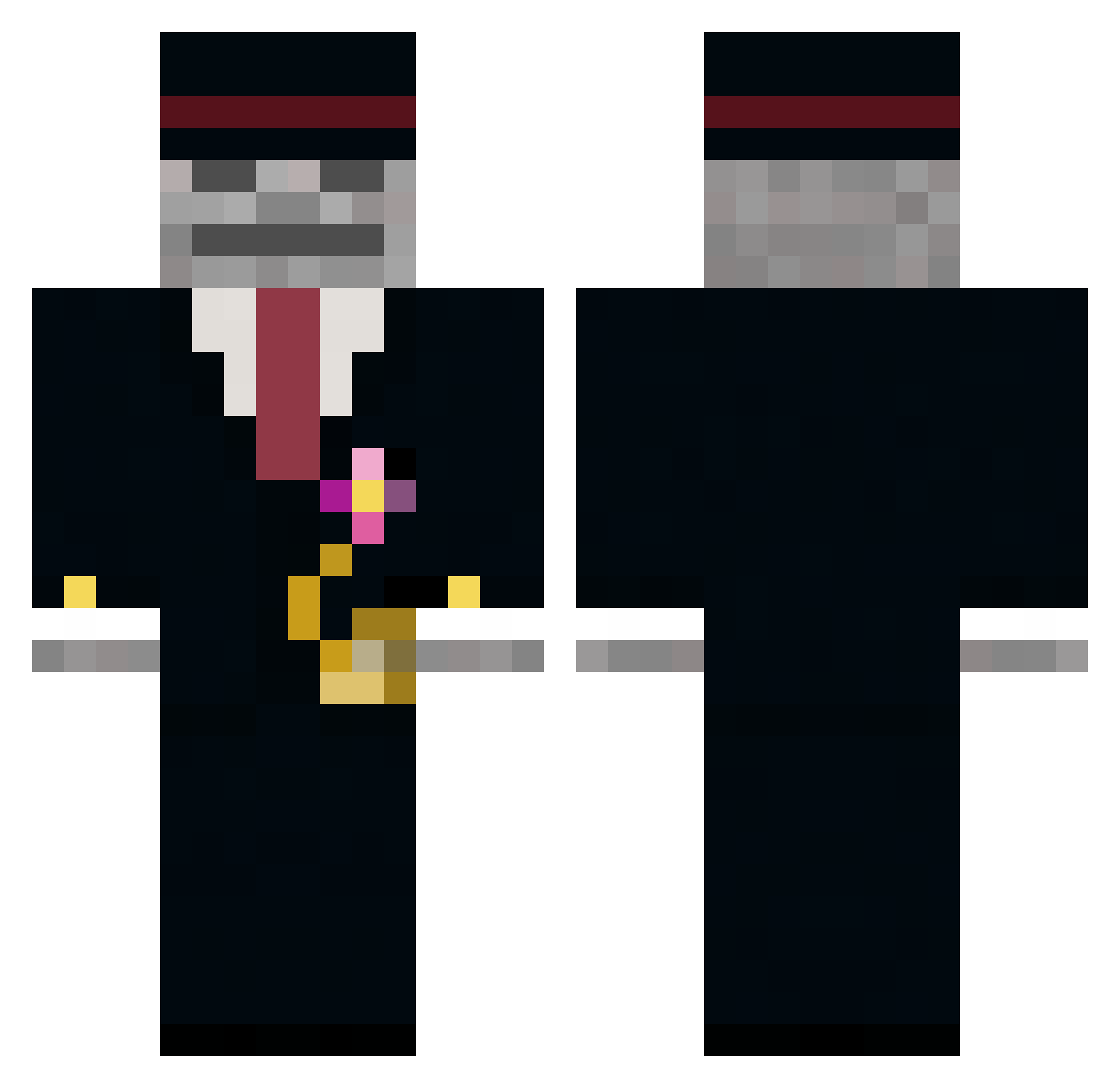 ShodMeerkat6661 Minecraft skin, front and back view