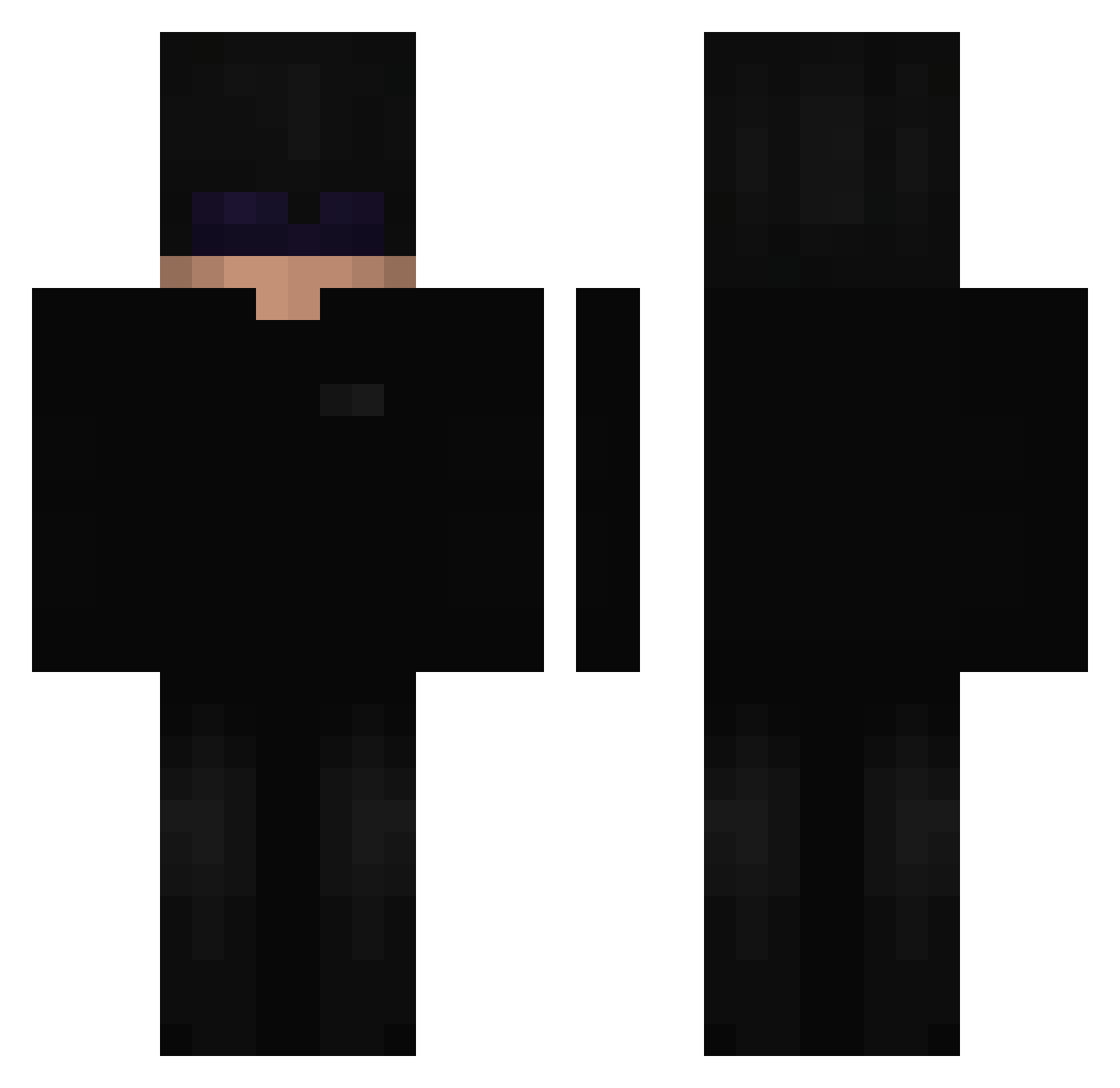 KING_091 Minecraft skin, front and back view